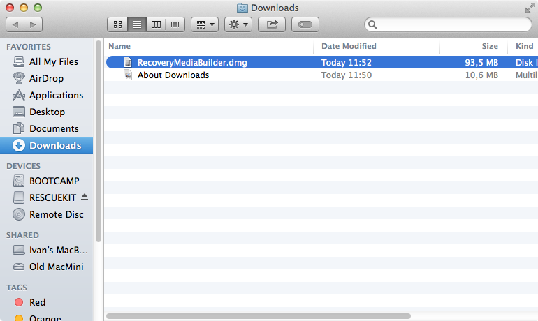 Pobierz plik Recovery Media Builder.dmg